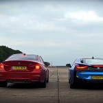 BMW-M4-vs-BMW-i8-Race-Circuit