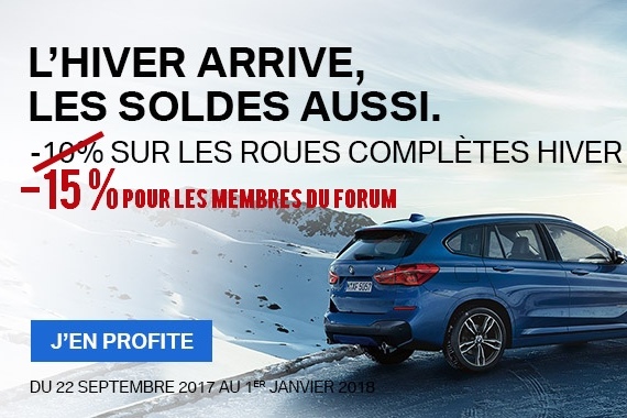 Reduction Roues Hiver BMW
