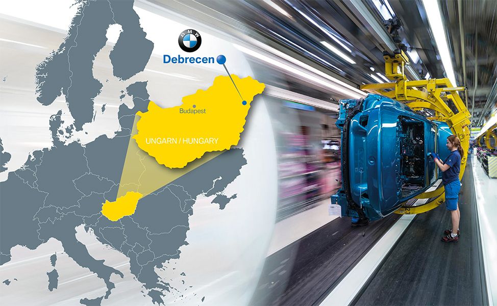 Usine BMW Debrecen Hongrie 2018